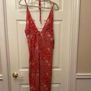 O'Neill red/orange Backless Dress
